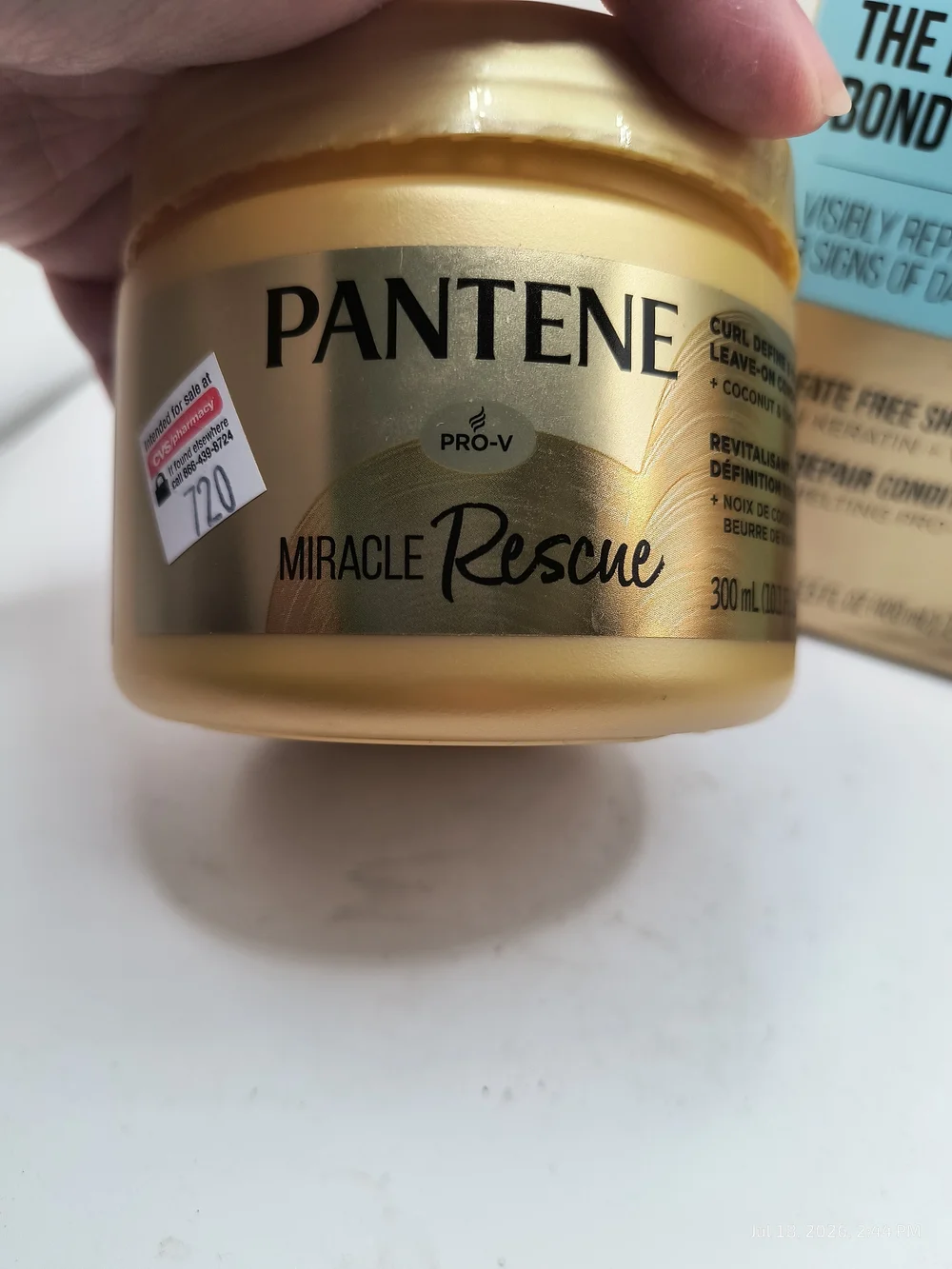 Pantene The Miracle Bond Repair Set Shampoo Cond + Curl Define Shine Hair Care